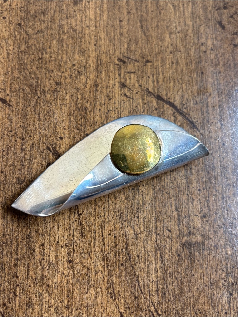 Vintage Sterling Silver Brooch / Pendant